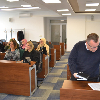 Sastanak sa predstavnicima vrtića, osnovnih i srednjih škola u sklopu javne rasprave o Nacrtu Budžeta Općine Ilijaš za 2026. godinu