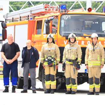 Održana vatrogasna vježba u krugu terminala HOLDINA u Podlugovima