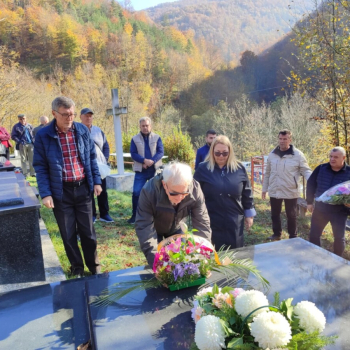 Posjeta delegacije Općine Ilijaš i boračkih udruženja grobljima povodom blagdana Svih svetih